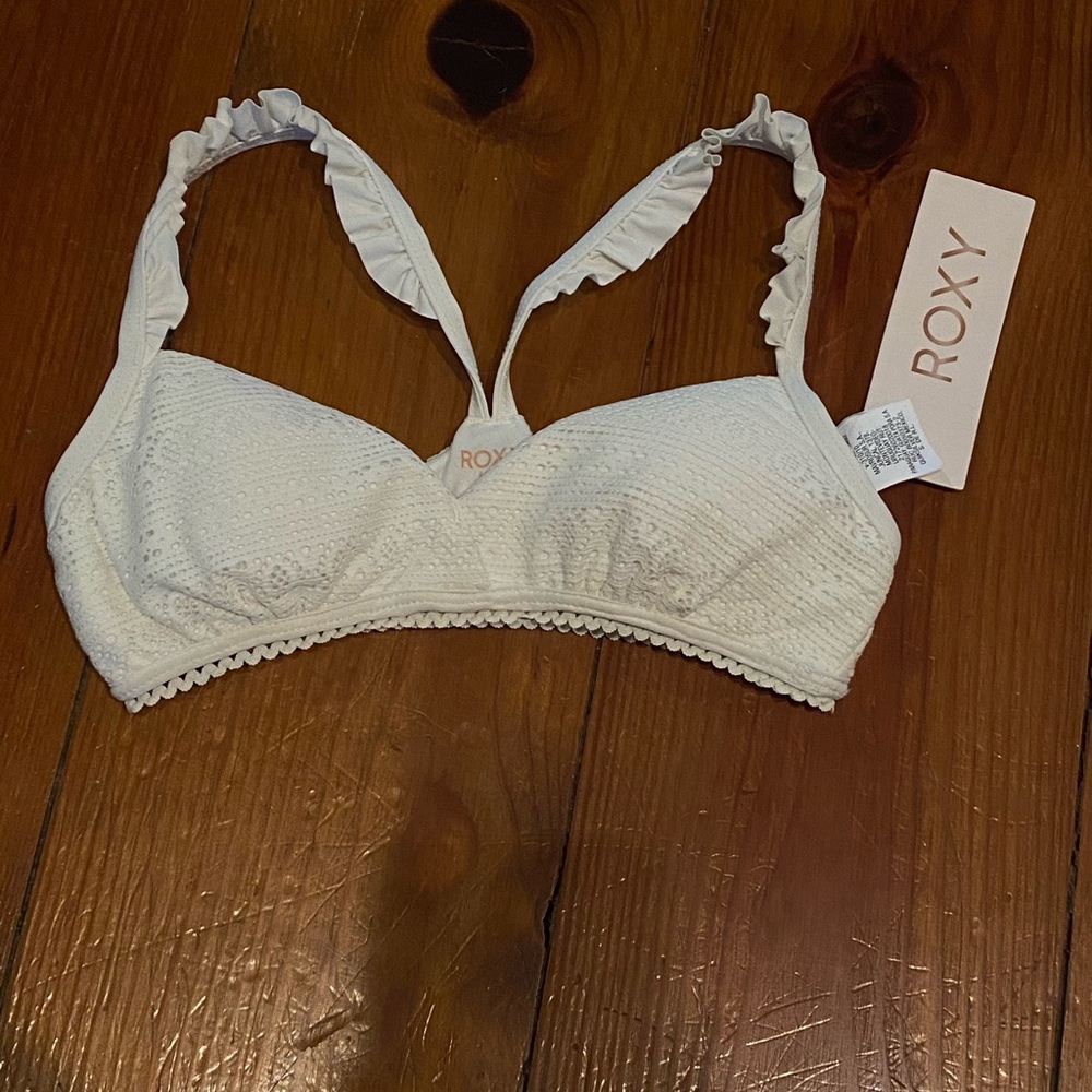 Roxy Cream bikini top